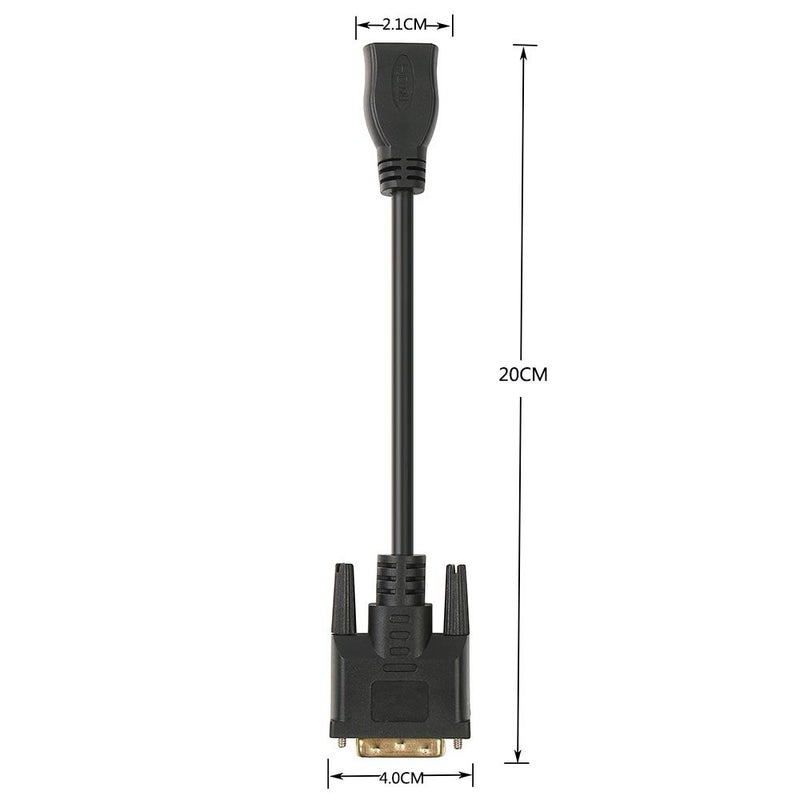 Anbear Bi-Directional HDMI Female to DVI-D(24+1) Male Adapter, 1080P DVI to HDMI Conveter (1, Black) - Image 4